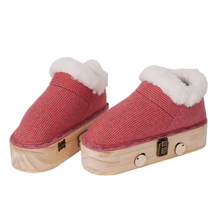 足部艾灸鞋家用随身灸脚部温灸器艾草理疗热敷靴聚热防烫