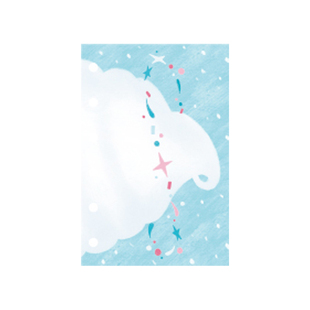 白日几何兔绵绵系列海盐莓果迷你可撕便签绵软糖星M5/A7活页替芯