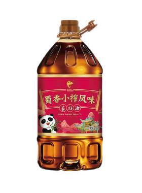 鲤鱼蜀香小榨菜籽油4L×1桶×1组
