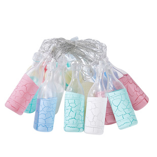 led小彩灯酒瓶灯地摊电瓶专用USB后备箱生日装饰灯夜市摆摊氛围灯