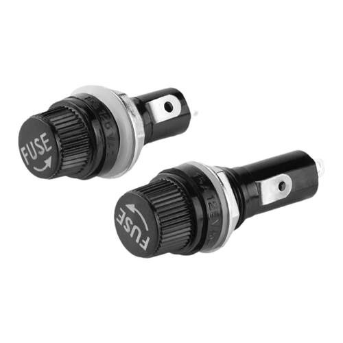5*20mm 5X20MM 玻璃管保险丝座 熔断器孔12mm 15A10A250V