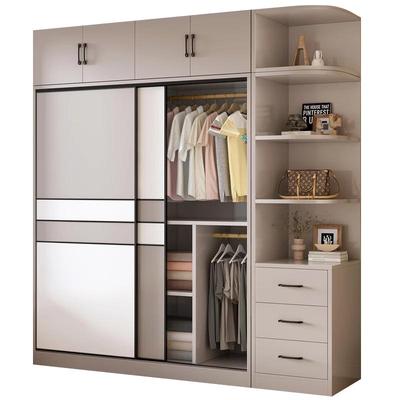 简约加厚实木生态板衣柜