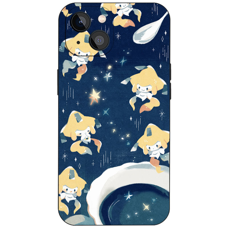 基拉祈可爱星空满印平铺软萌手绘卡通童趣手机壳适用iPhone17ProMax苹果16小众动漫迷磨砂硅胶磁吸防摔保护套