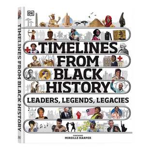DK 黑人历史的时间表 Timelines from Black History 进口英文原版  少儿课外图解科普百科全书 精装大开 黑人历史的发展