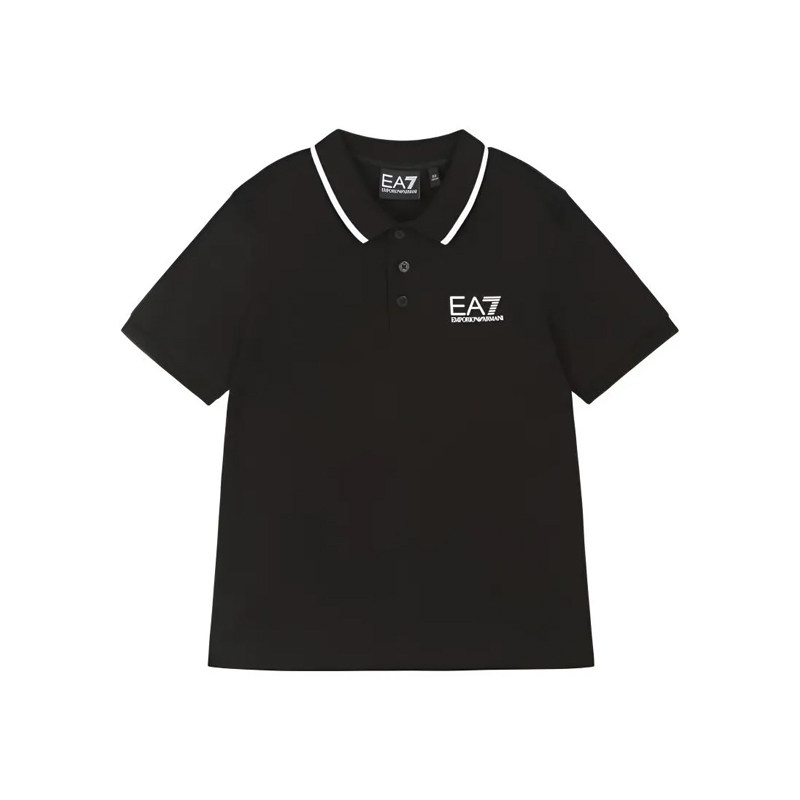 【自营】EMPORIO ARMANI/阿玛尼经典徽标儿童款时尚短袖POLO衫