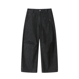 Dangerouspeople薛之谦dsp高街原色牛仔裤秋季宽松百搭潮弯刀长裤