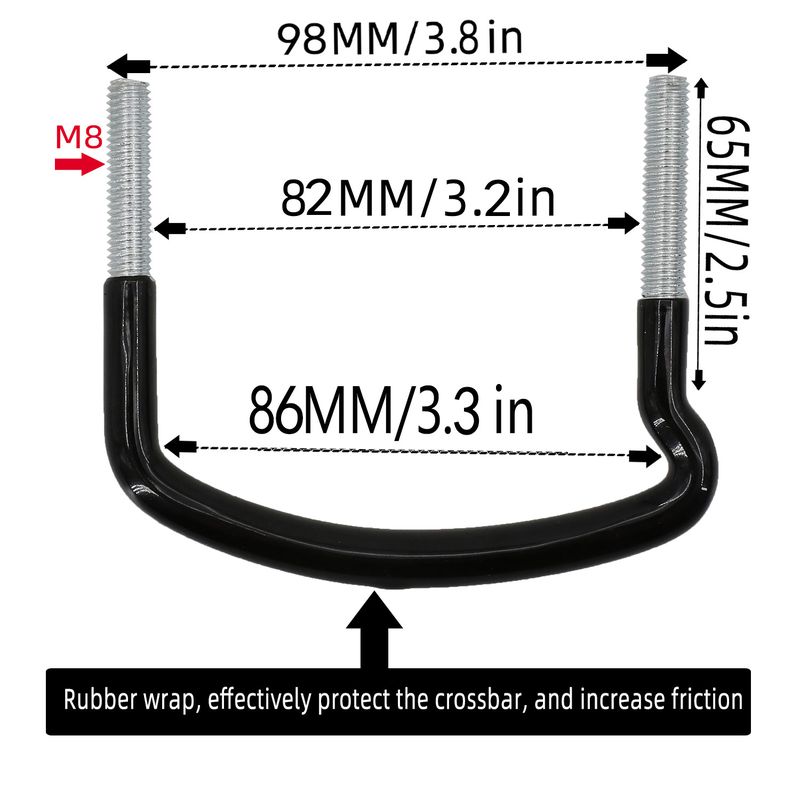适用车顶行李箱配件包U扣固定快绷带拆包贴纸件金属夹垫板条速