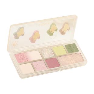 shedella诗蒂娅低饱和度眼影哑光绿色彩色眼影盘2026年新款彩妆盘