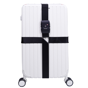 出国行李箱绑带密码锁十字打包带加固捆绑绳旅游托运拉杆箱防爆带