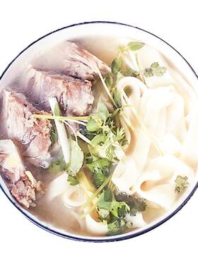 新鲜手工现做烩面送酱料河南特产