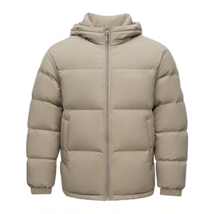 坦博尔冬季短款羽绒服 男士连帽款户外加厚保暖 防风时尚休闲外套