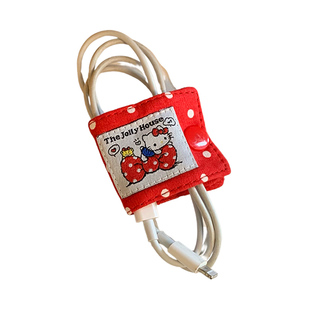 数据线固定器卡扣理线器可爱卡通收纳扣手机充电线整理收纳神器