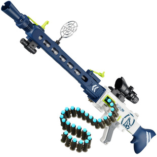 MG3电动连发抛壳软弹枪小男孩416狙击儿童机关枪玩具枪加特林玩具