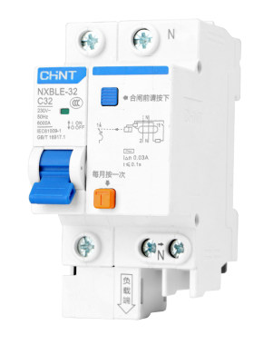 正泰小型空气开关漏电保护器NXB