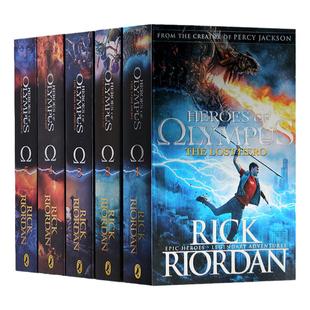 波西杰克逊第二季奥林匹斯英雄系列5册Percy Jackson Heroes of Olympus Rick Riordan畅销青少年英文原版小说TheLost Hero1-5
