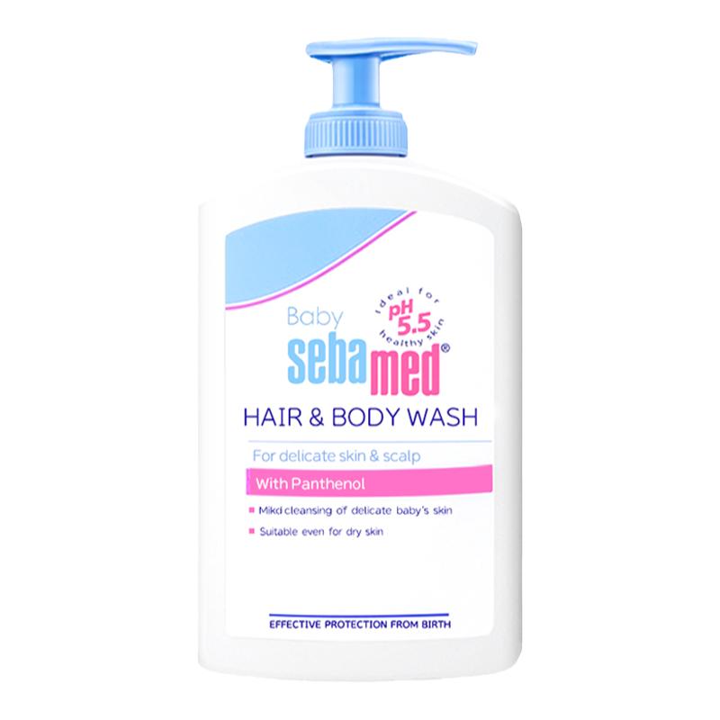 【百补】施巴婴儿洗发沐浴露二合一宝宝幼童400ml德国效期至26.4