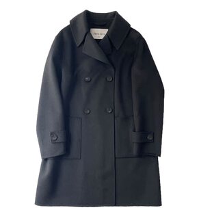 经典翻领中长款纯手工小山羊绒100%山羊绒风衣式中长大衣外套女