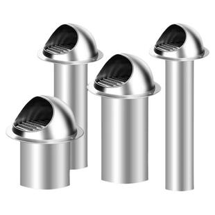 不锈钢风帽外墙出风口油烟机穿墙防风罩排风口卫生间排风管排气管