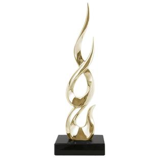 节节高升现代简约高档竖高摆件入户玄关酒柜客厅桌面乔迁家居饰品