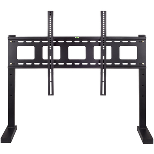 通用液晶电视机落地支架立式挂架广告机不打孔桌面加高增高底座免