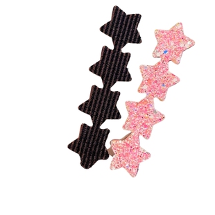 儿童五角星爱心前额刘海贴加长碎发整理神器女童宝宝不伤发魔术贴