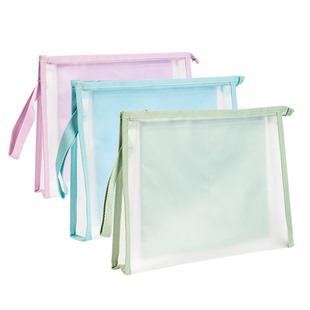 得力文件袋拉链袋透明加宽手提袋资料袋防水学生考试试卷收纳档案袋化妆包文件宠物用品收纳产检资料袋书袋