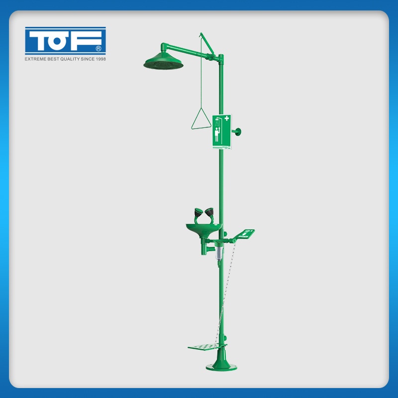 TOF 科恩实验室化验室复合紧急 淋浴双口洗眼器喷淋 KC4