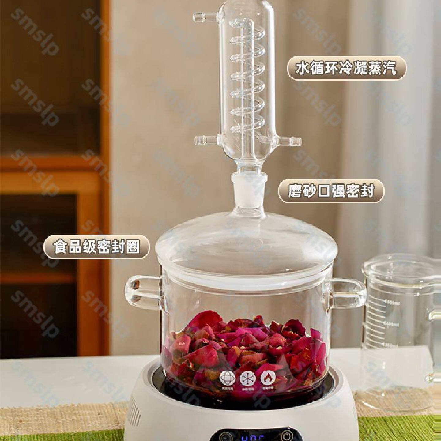 酿酒设备小型家用果酒烧酒精油提取器蒸馏水机纯露蒸馏器家用小型