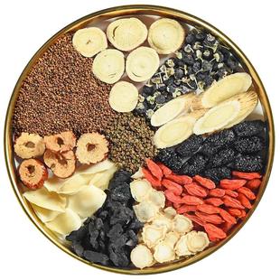 沙苑子人参黄精男人十二宝茶桑葚枸杞菟丝子黄芪百合养生茶包正品