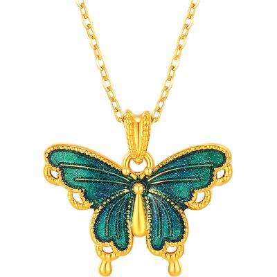 赛菲尔女生吊坠蜜闪珐琅