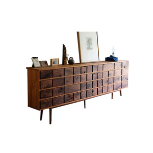 野木1978 结疤狩多斗柜键盘柜斗柜北欧侘寂收纳边柜储物长柜简约