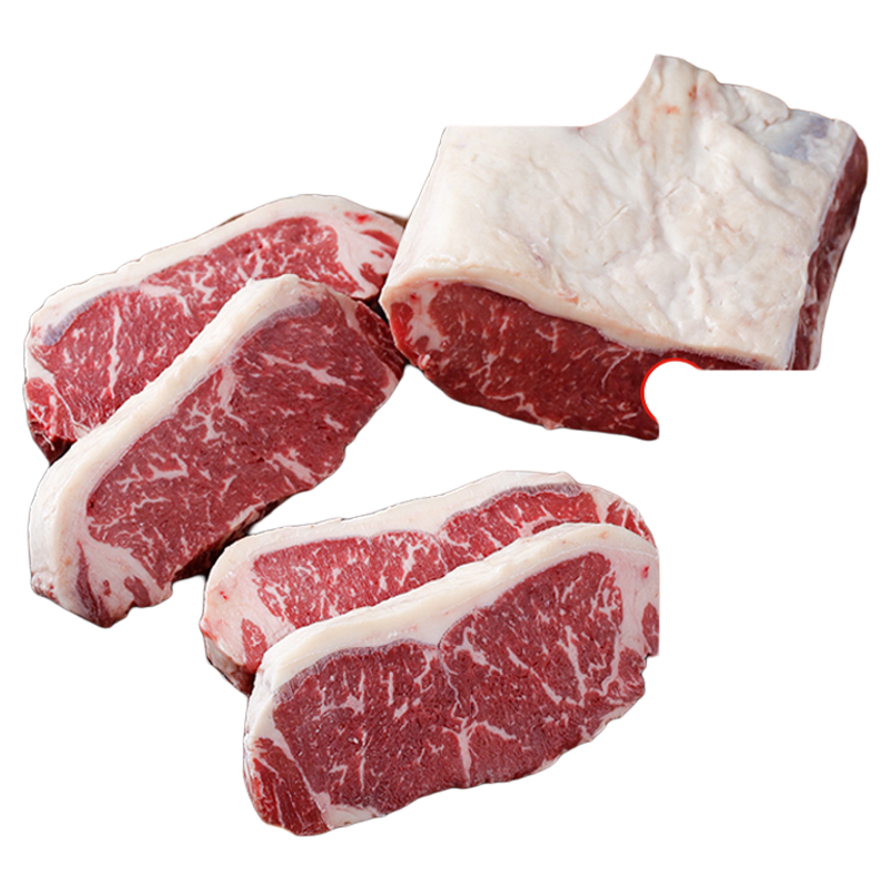 肉管家原切谷飼Choice級西冷牛排800g冷凍生鮮牛扒牛排牛肉組合
