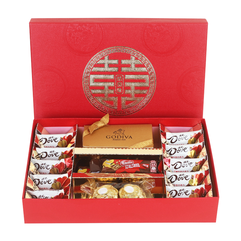 结婚喜糖成品礼盒装礼盒
