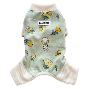 动物幼稚园！宠物秋冬款博美比熊泰迪四脚衣大狗衣服四脚纯棉亲肤