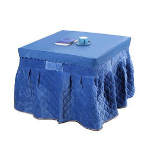 麻将机电炉罩正方形烤火炉罩套电暖炉桌面罩套 烤火桌布罩烤火被