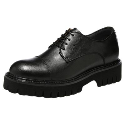 GOLL10cm隐形內增高商务皮鞋