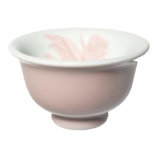 景德1004 全手工划刻剔填釉桃红金鱼纹压手杯茶杯主人杯120ml