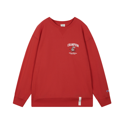 Champion冠军休闲纯棉圆领卫衣男