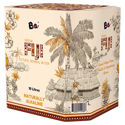 BeBi斐济进口天然矿泉水高端家用10L桶装饮用水富含偏硅酸
