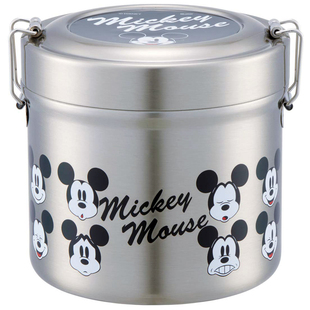 skater日本米奇小学生两层保温饭盒儿童便当盒不锈钢保温桶便携小