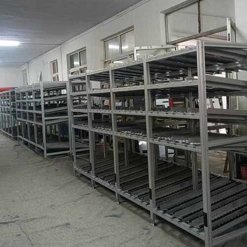 山西非标加工4040重型欧标工业铝材流利条货架  铝型材货架