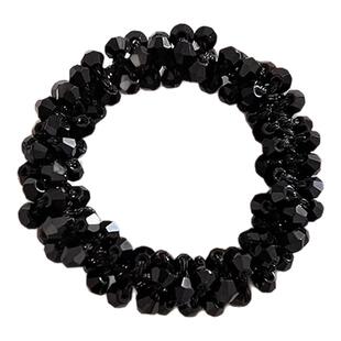 韩国水钻轻奢头绳2025新款碎碎冰高级感发圈名媛发绳手链两用发饰