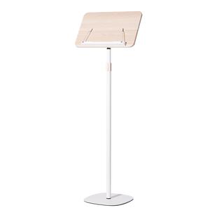 奶油风木质谱架高级家用吉他古筝小提琴专业琴谱架专用古琴乐谱架