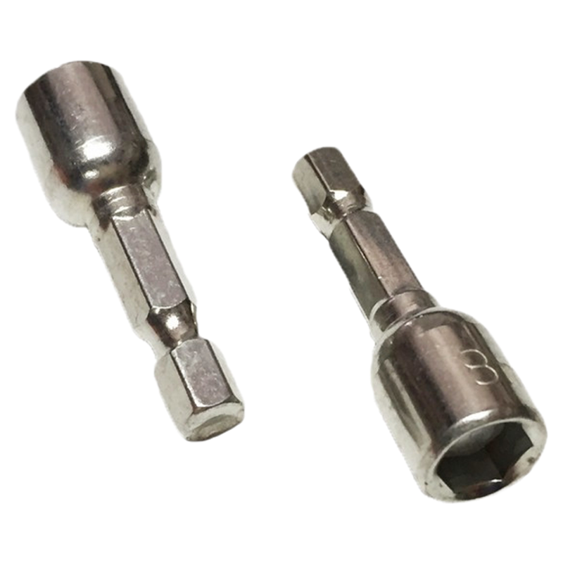 强磁六角套筒 6角套筒/六角风批头 加长型 自攻钻尾螺丝风批