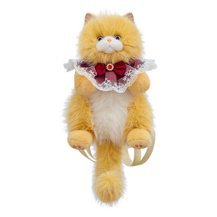 高颜值仿真布偶猫咪玩偶毛绒双肩包背包送女友生闺蜜生日礼物娃娃