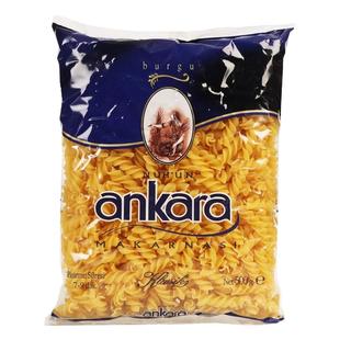 安卡拉螺丝形意大利面500g儿童旋0拌面脂家用低钠速食通心粉西餐