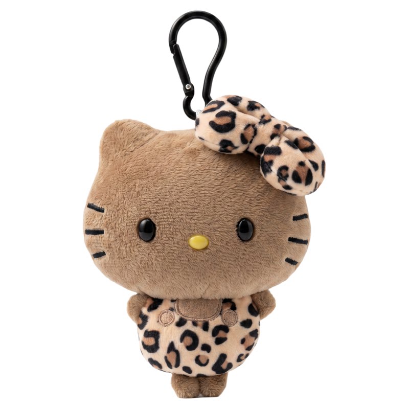 Kitty黑皮短腿豹纹挂件钥匙扣