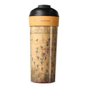 故宫角楼咖啡中国风文创保温杯子不锈钢水杯冰嬉图随行杯国潮礼物