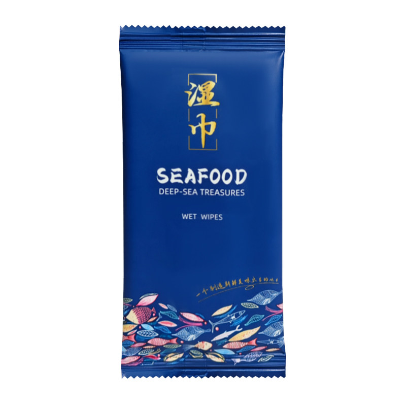 水为本360包双片印logo湿巾现货