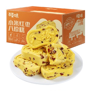 百草味小米红枣八珍糕软糯清香